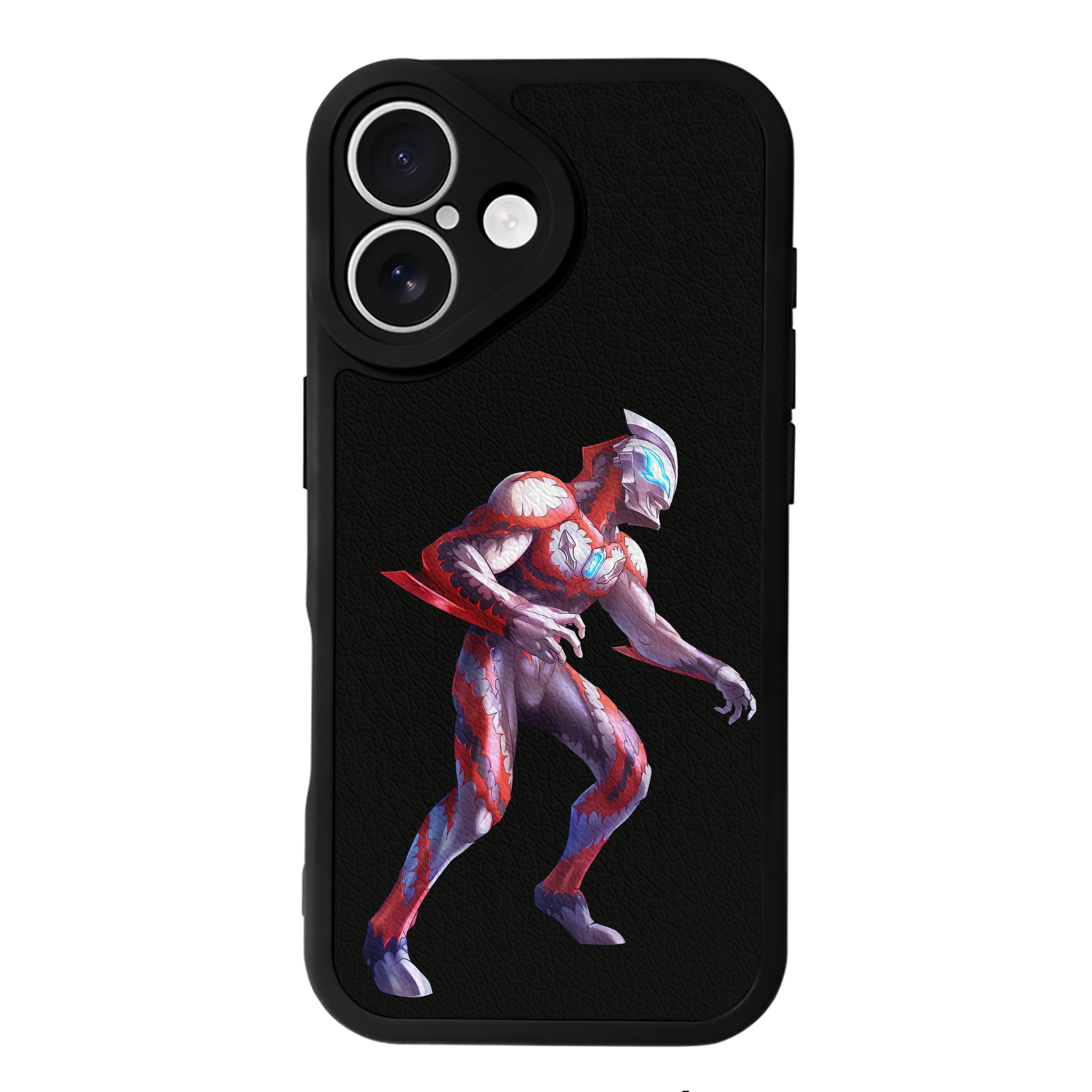 （画像用） ウルトラマン Ultraman 【iPhone 16シリーズ対応】シリコンスマホケース（レザー調） 材質：シリコン